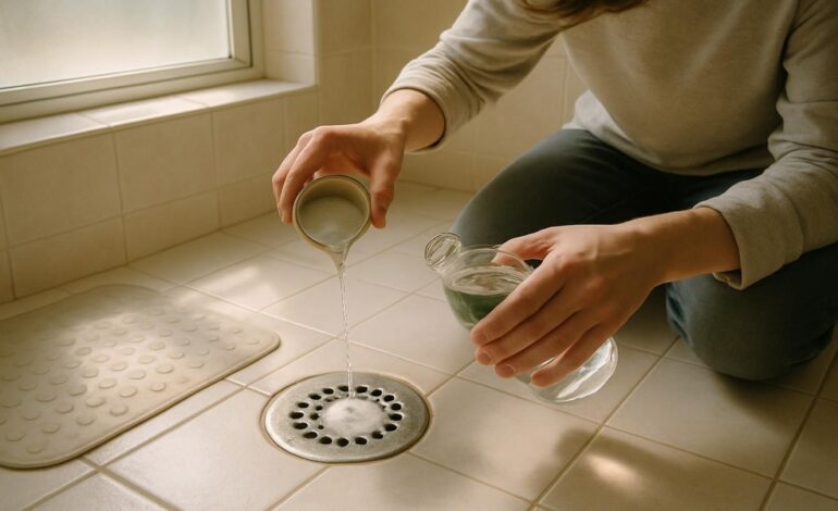 How Does Soap Scum Build Up Chemically Over Time To Cause Sudden Total Bathroom Drain Failure?